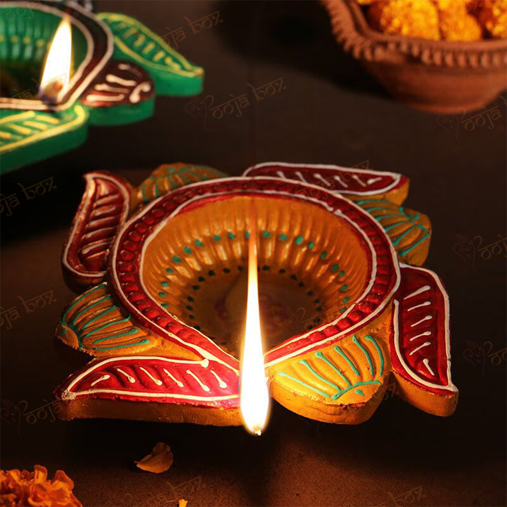 Swastik Diya for Diwali