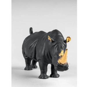 Rhino Calf Sculpture Showpiece