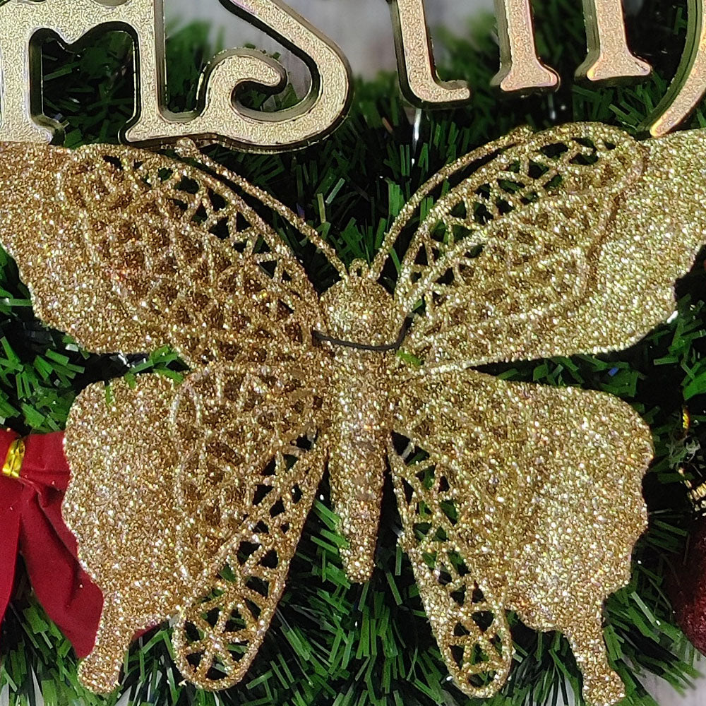 Christmas Green Wreath Wall Hanging Home Decoration | Designer Christmas wreaths for front door